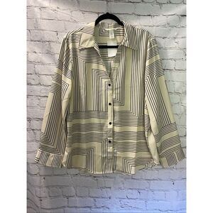 H&M button down blouse NWT woman’s size large